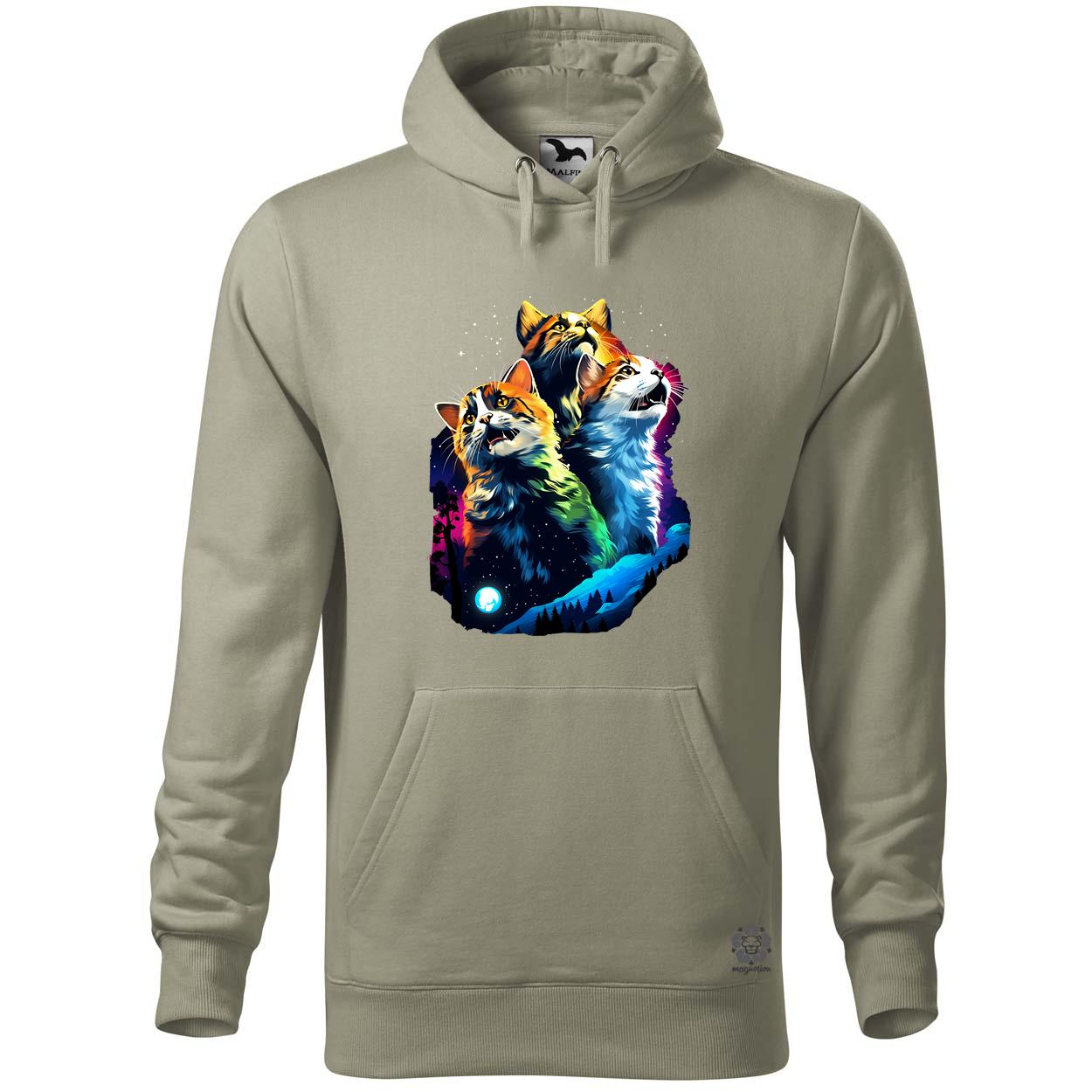 Neon nyávogás v3 egyedi  pulóver 