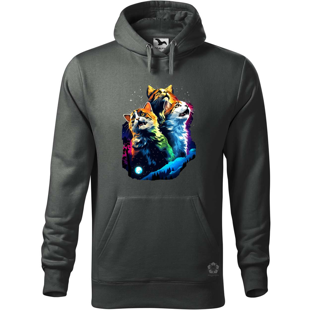 Neon nyávogás v3 egyedi  pulóver 