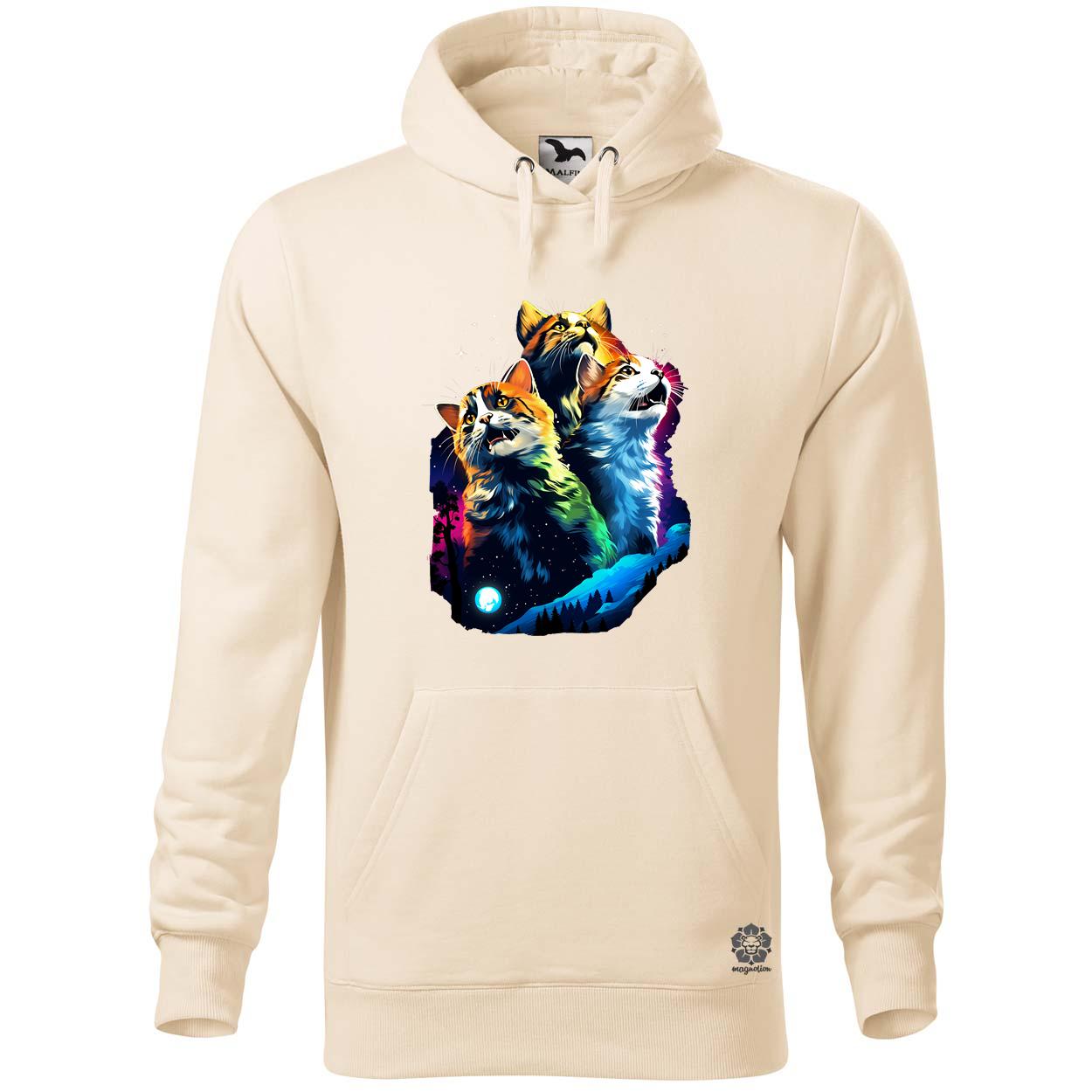 Neon nyávogás v3 egyedi  pulóver 