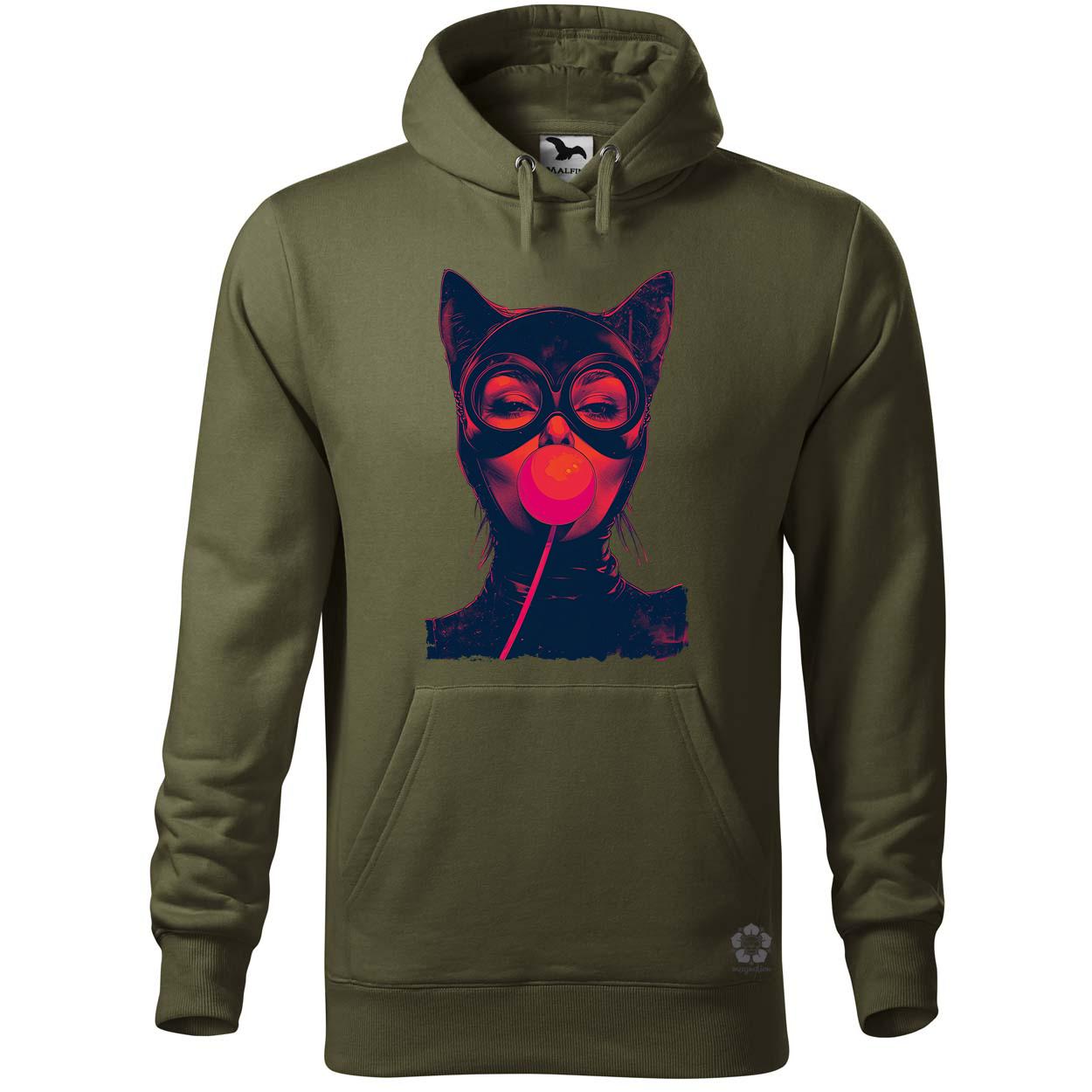 Popart macskanő v3 egyedi  pulóver 