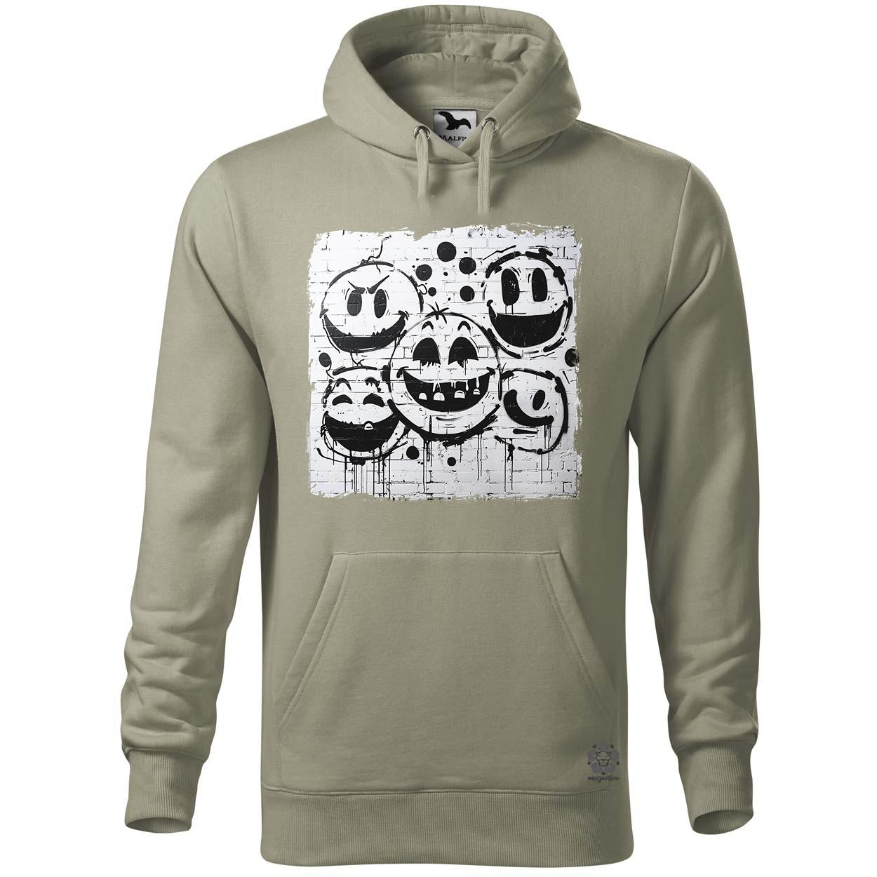 Smile graffiti v12 egyedi  pulóver 