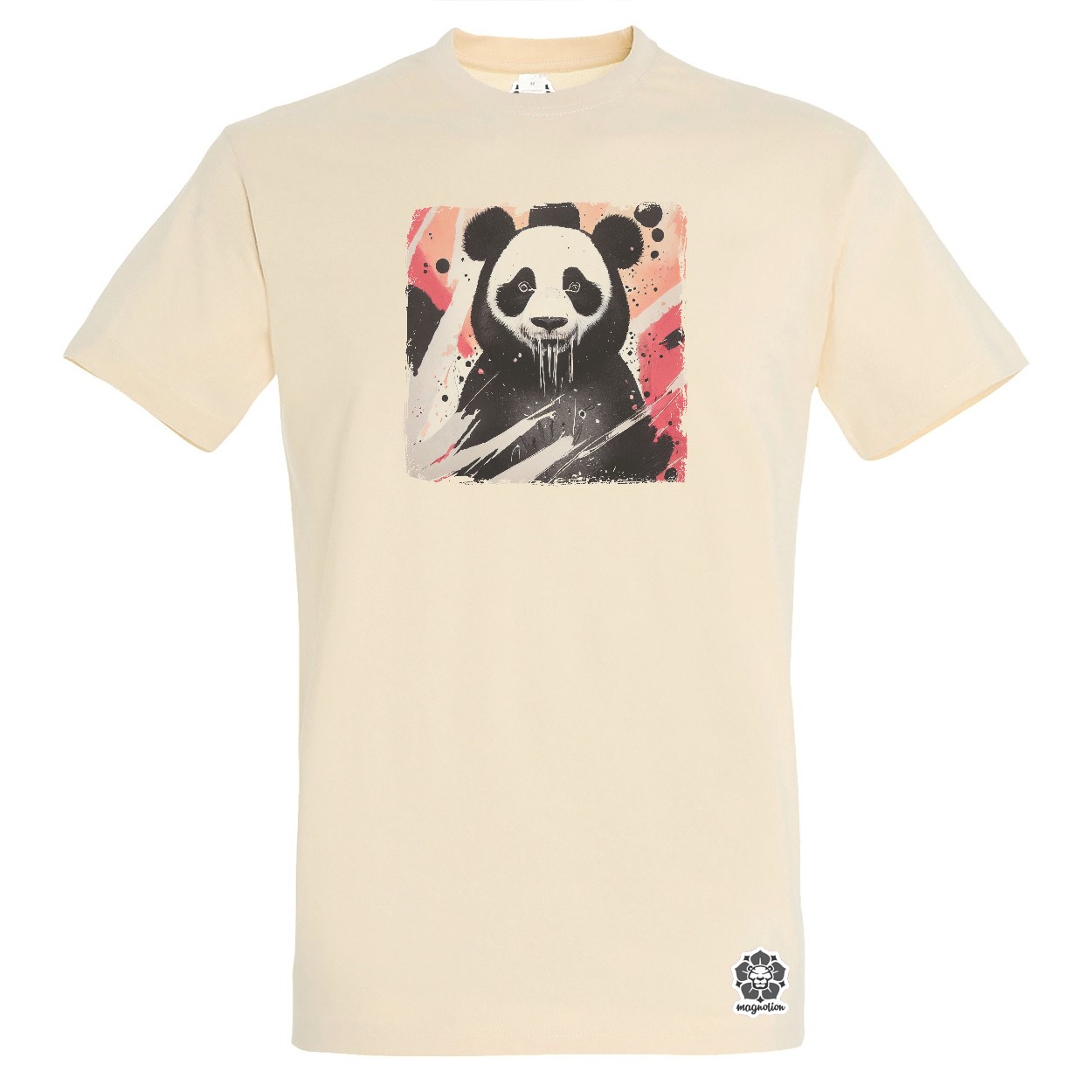 Színes panda egyedi póló 