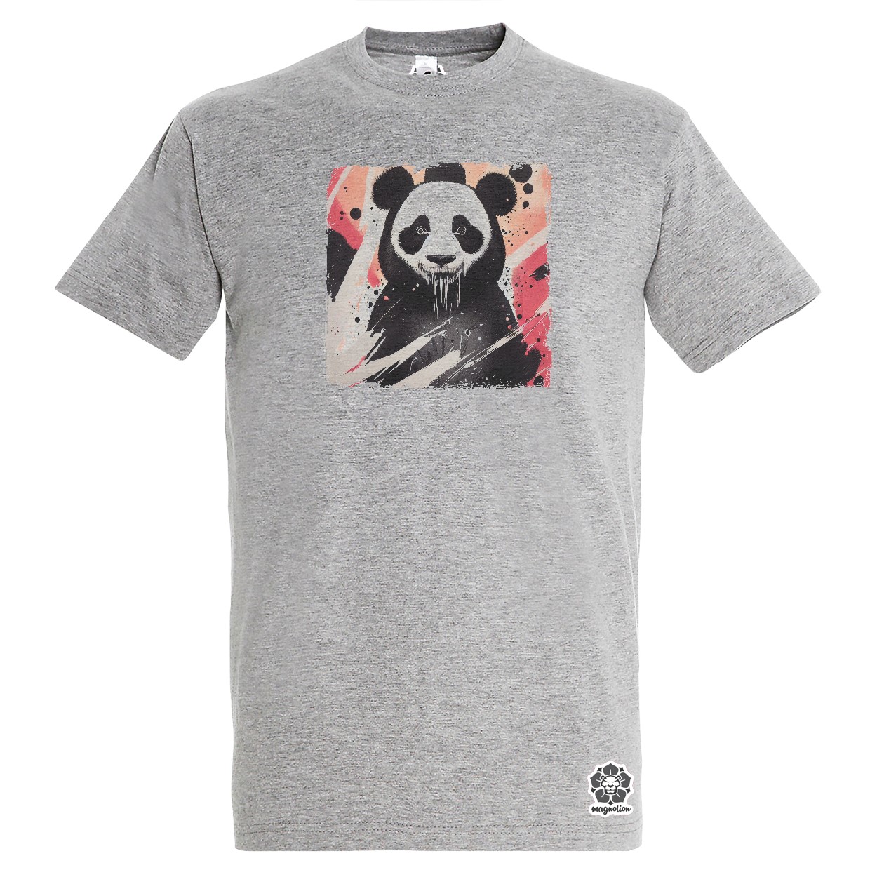 Színes panda egyedi póló 