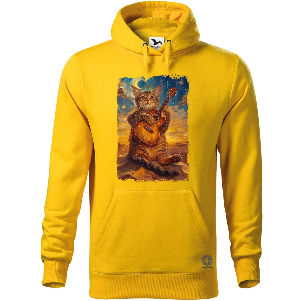 Cica gitározik v6 egyedi  pulóver 