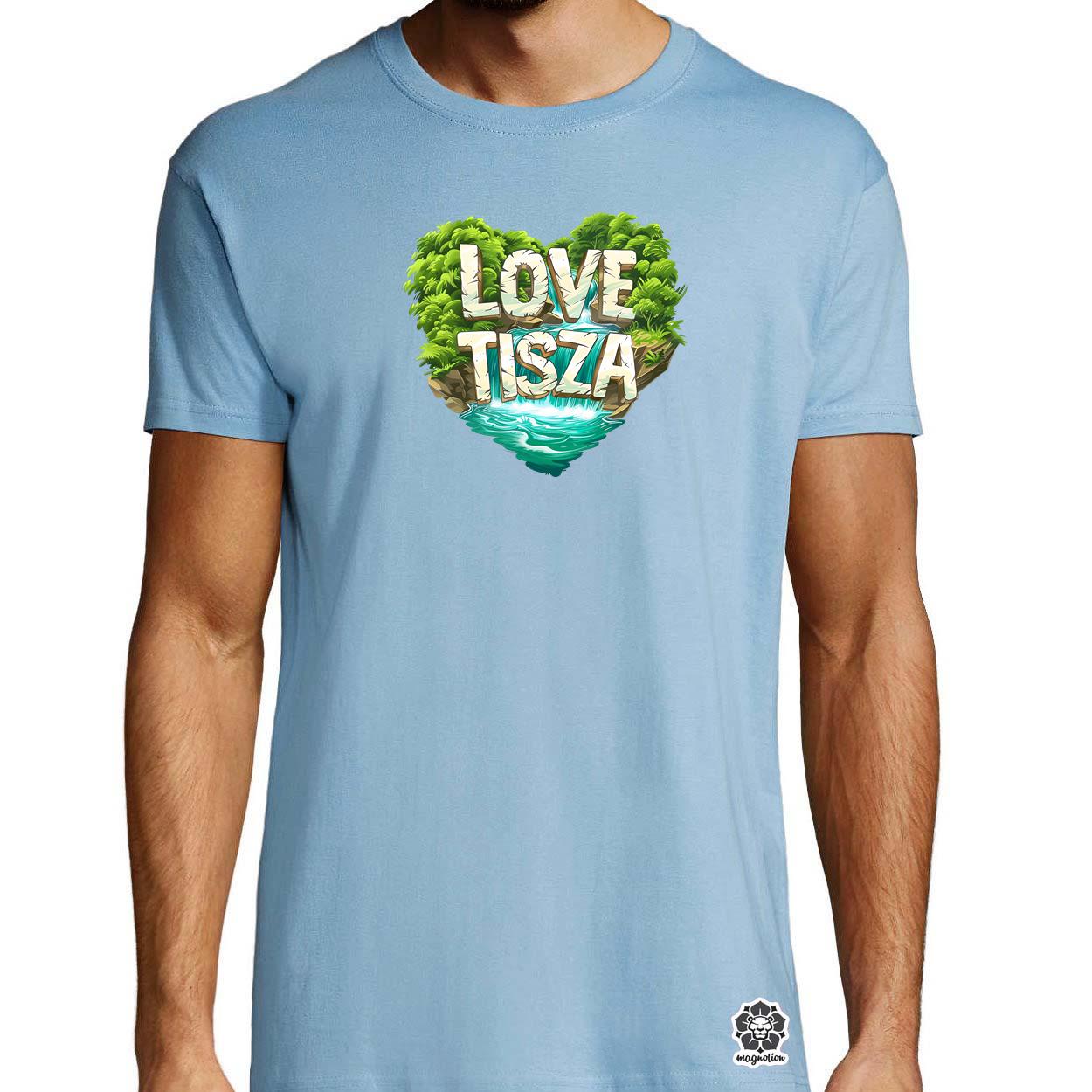 Love Tisza v5 egyedi póló 