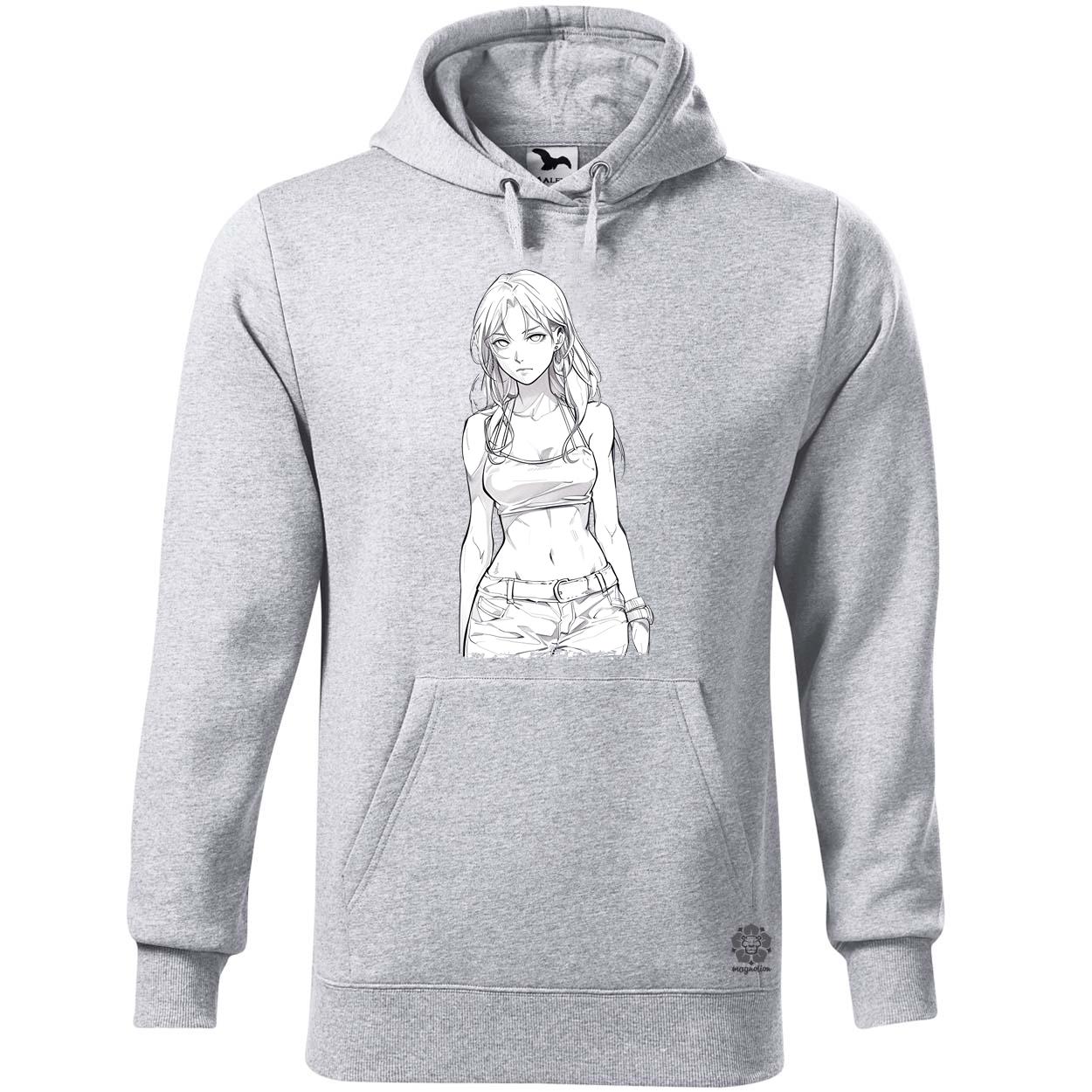 Manga lány v4 egyedi  pulóver 