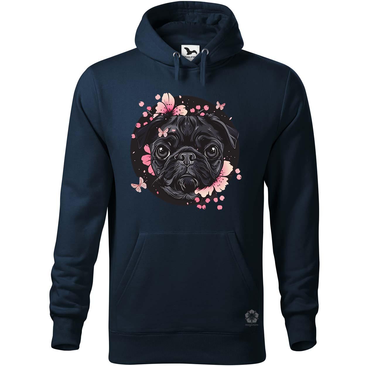 Mopsz és pillangó v3 egyedi  pulóver 