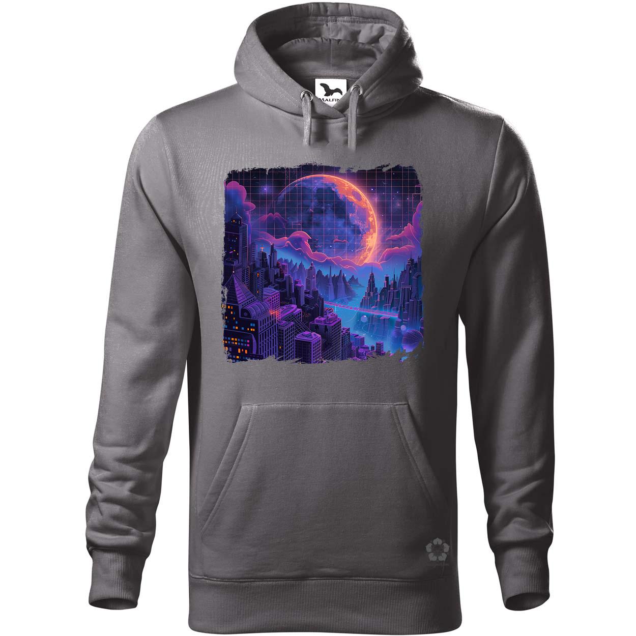 Synthwave hold v2 egyedi  pulóver 