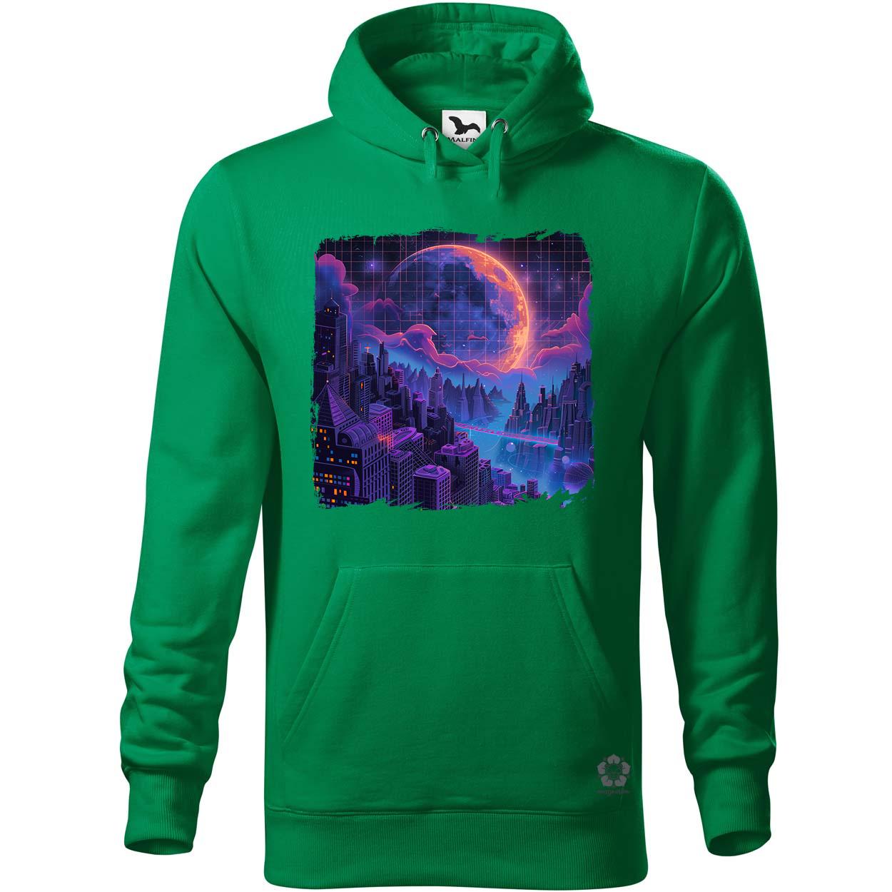 Synthwave hold v2 egyedi  pulóver 