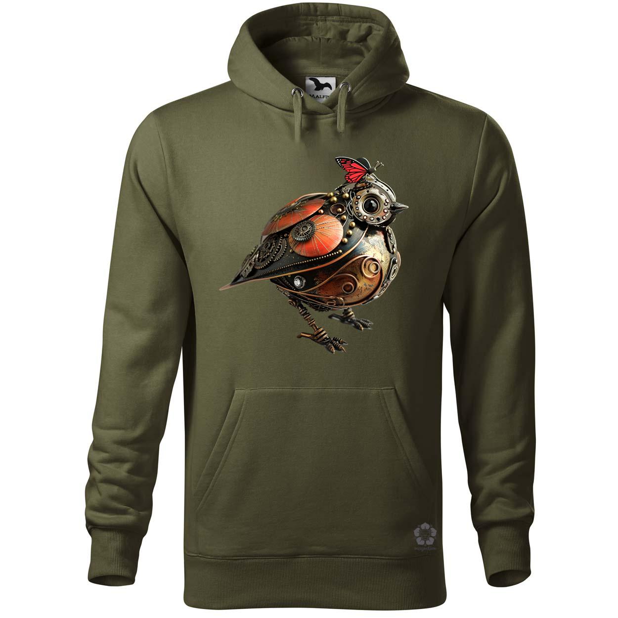 Steampunk madár v3 egyedi  pulóver 