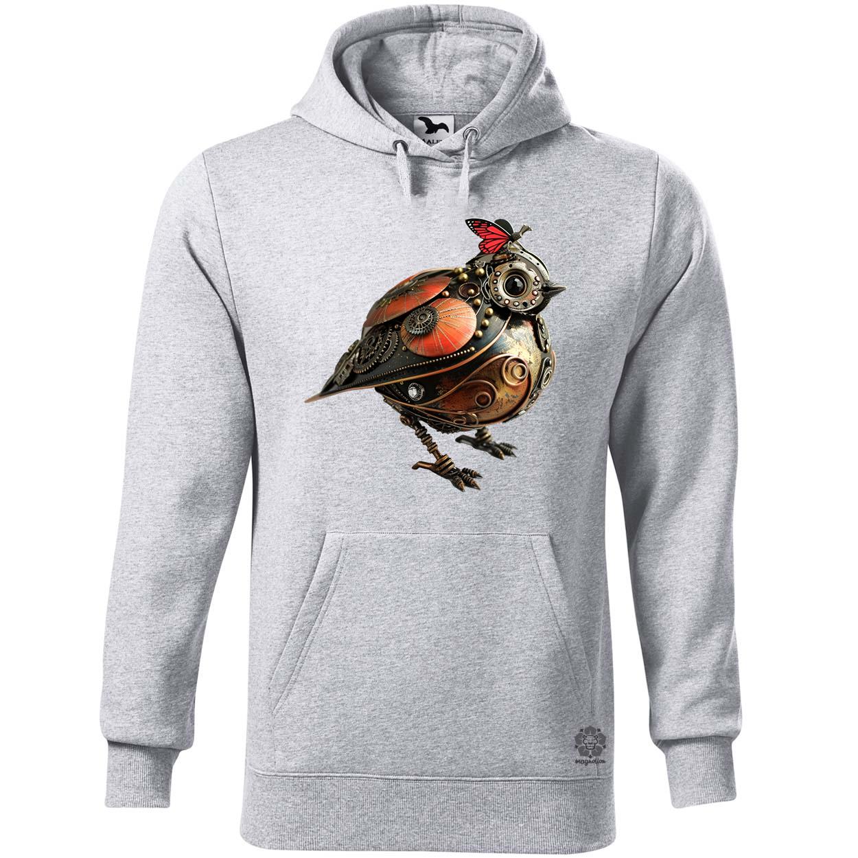 Steampunk madár v3 egyedi  pulóver 