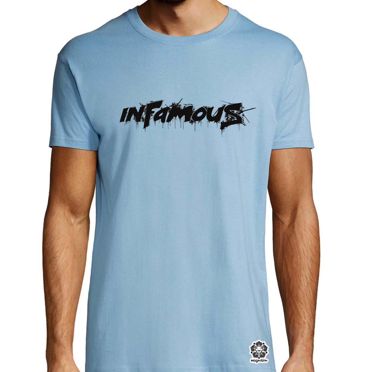 Infamous v1 egyedi póló 
