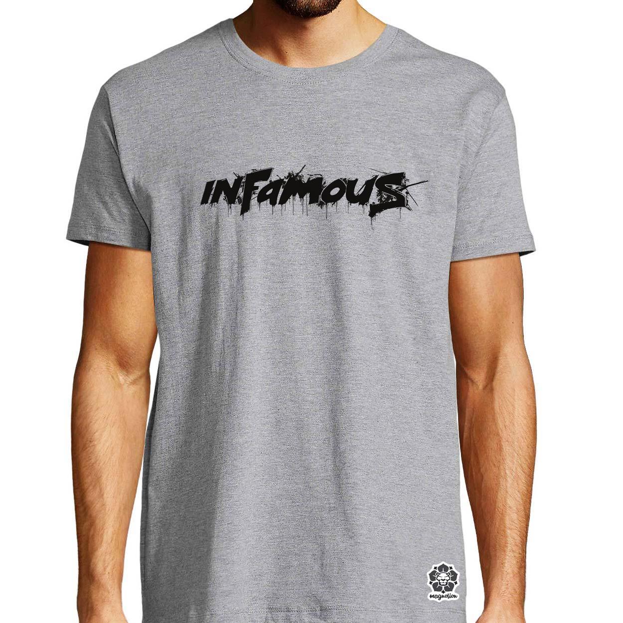 Infamous v1 egyedi póló 