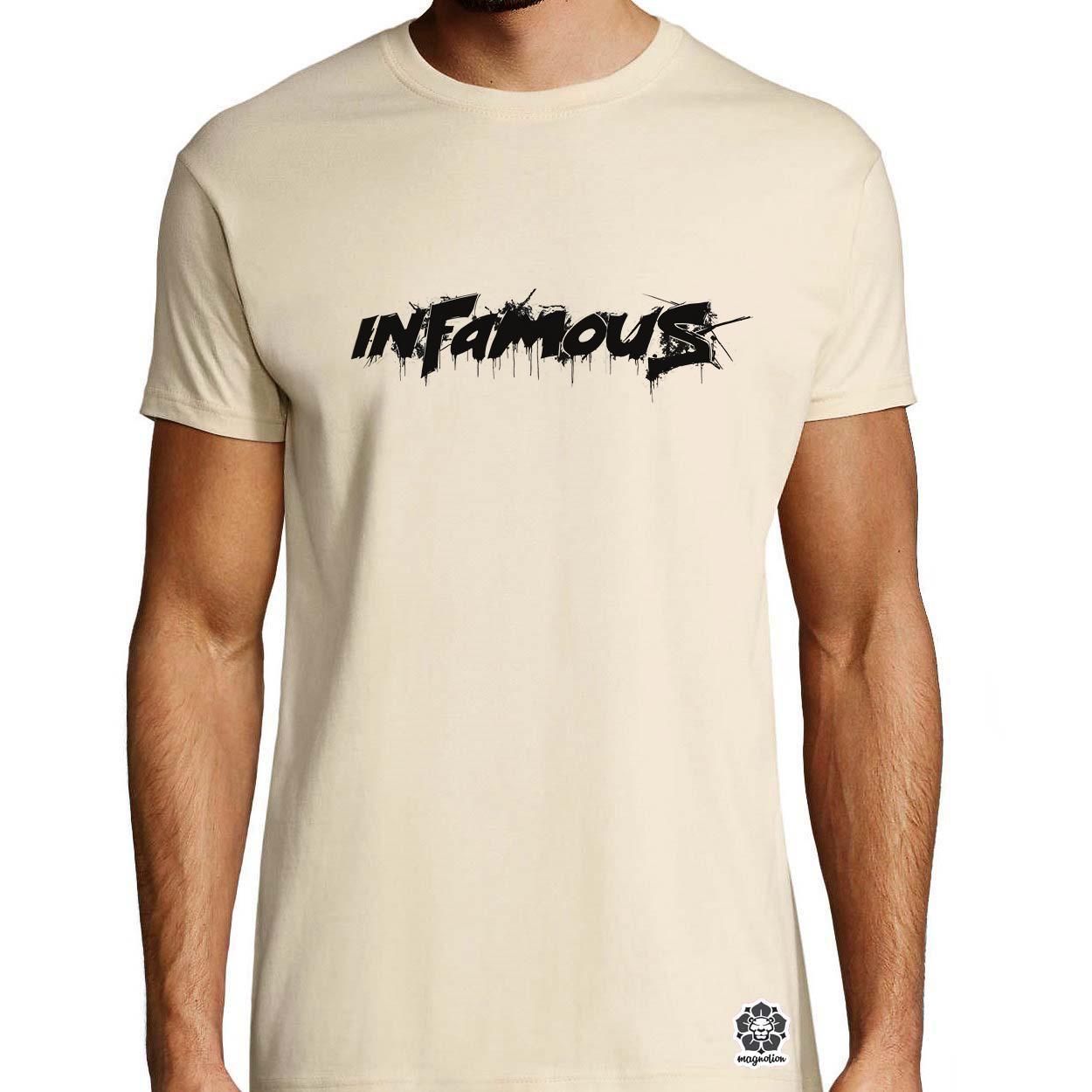 Infamous v1 egyedi póló 