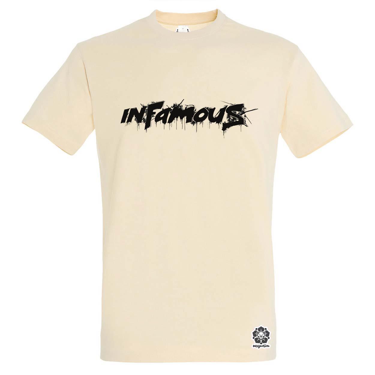 Infamous v1 egyedi póló 