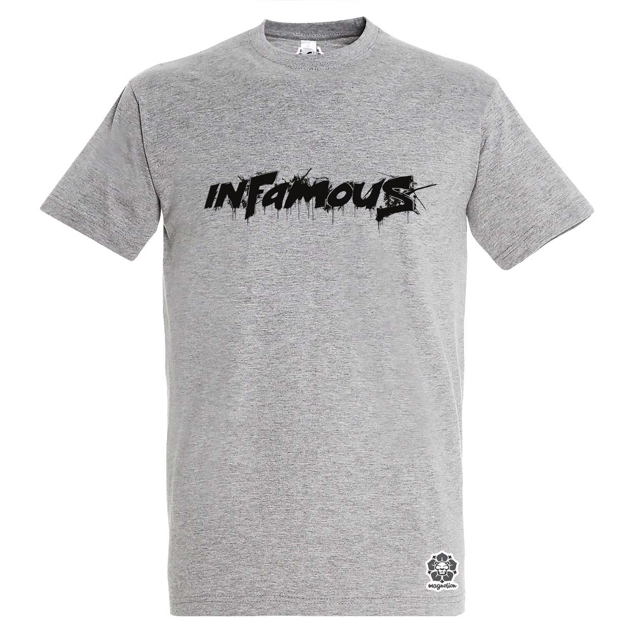 Infamous v1 egyedi póló 