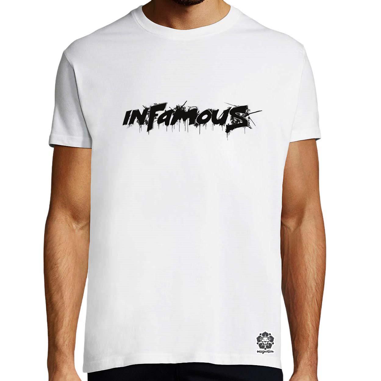 Infamous v1 egyedi póló 