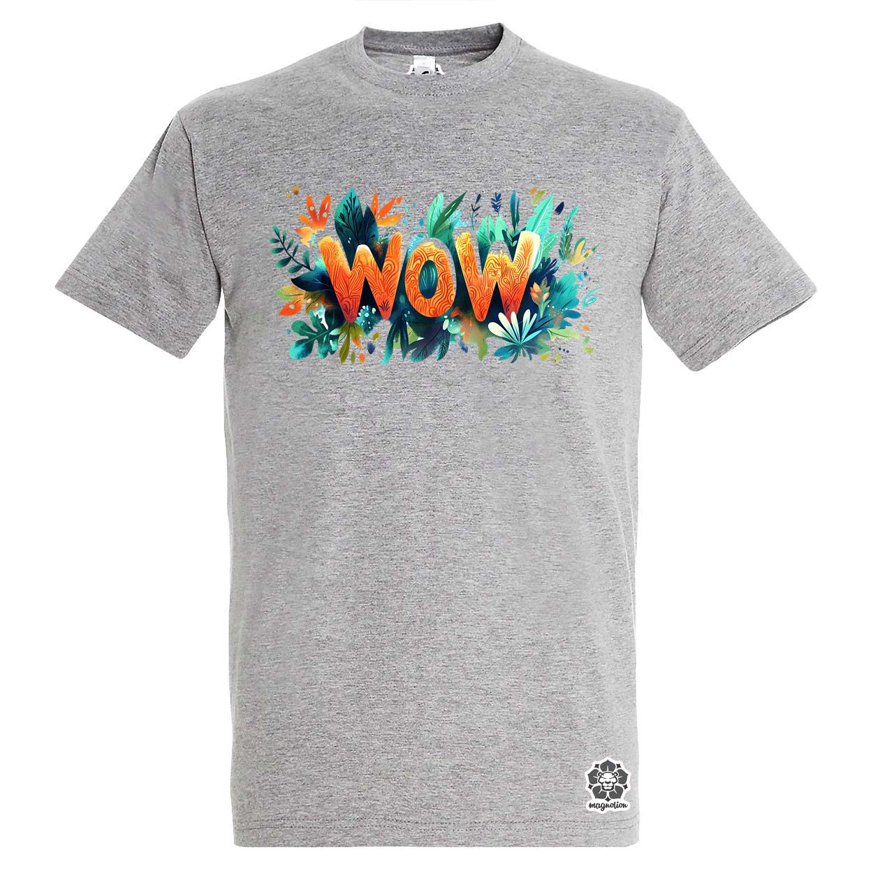 WOW felirat v1 egyedi póló 