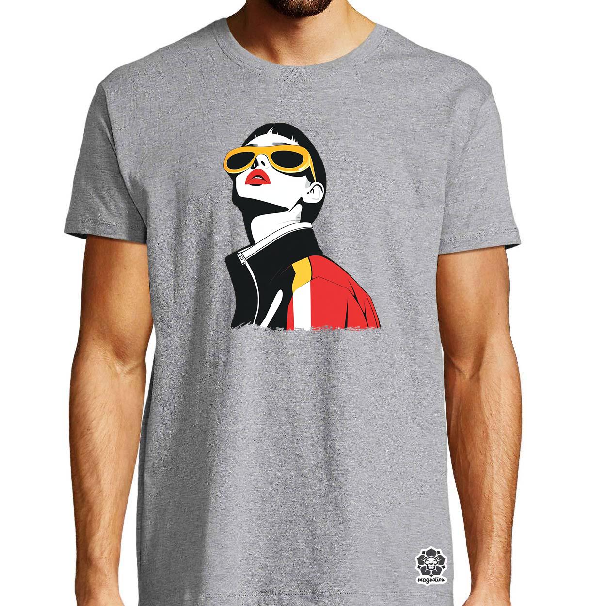 Minimalista portré v3 egyedi póló 