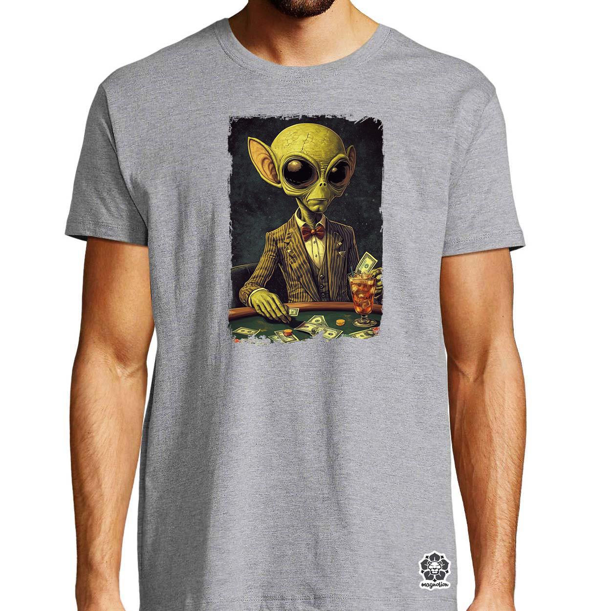 Alien póker v8 egyedi póló 
