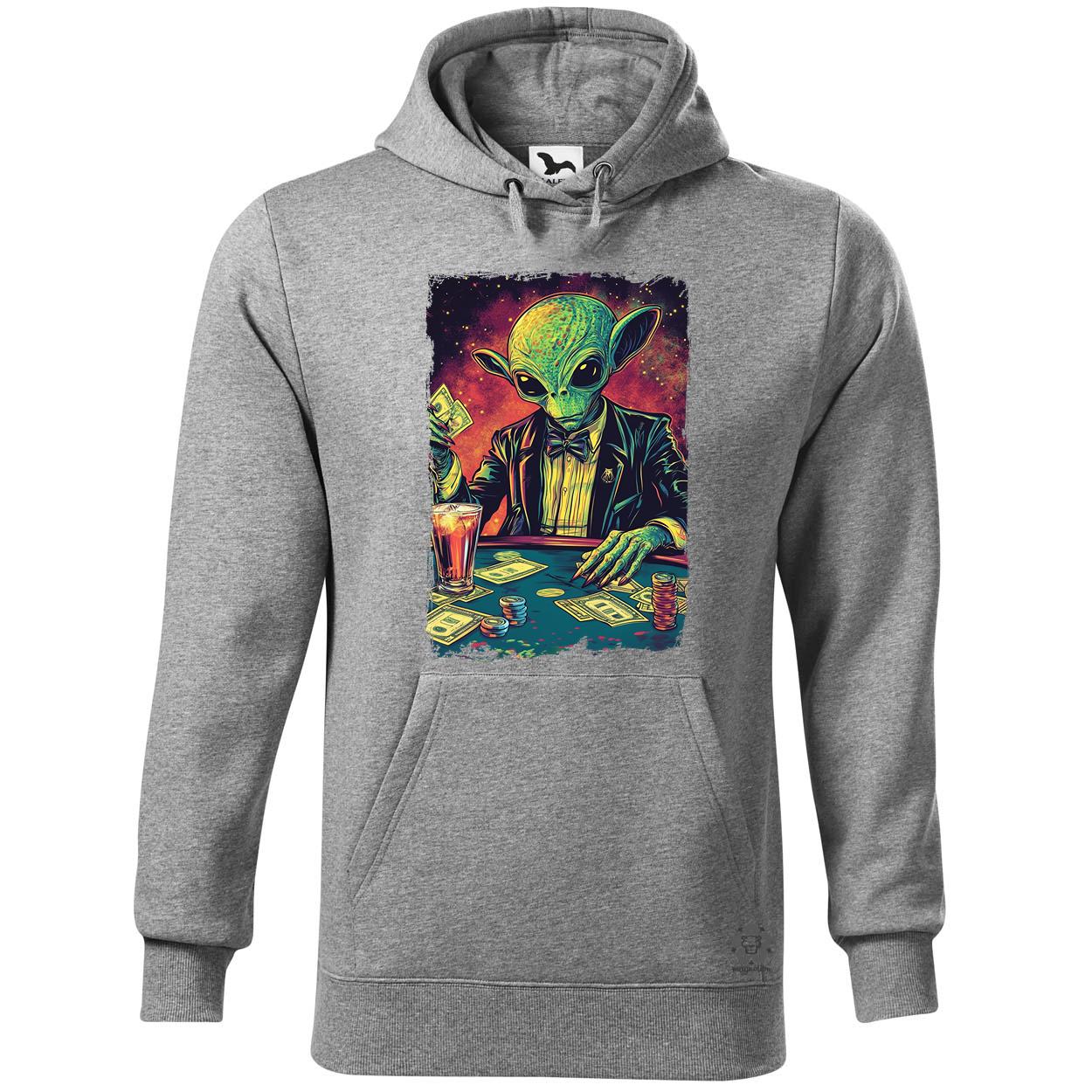Alien póker v5 egyedi  pulóver 