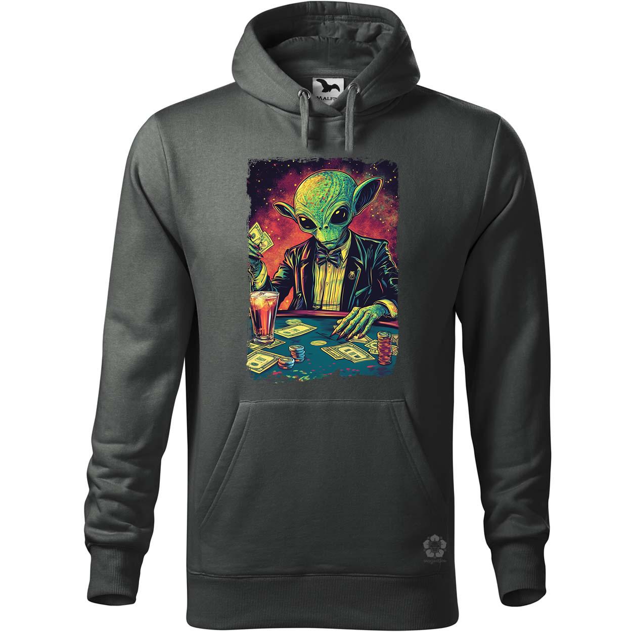 Alien póker v5 egyedi  pulóver 