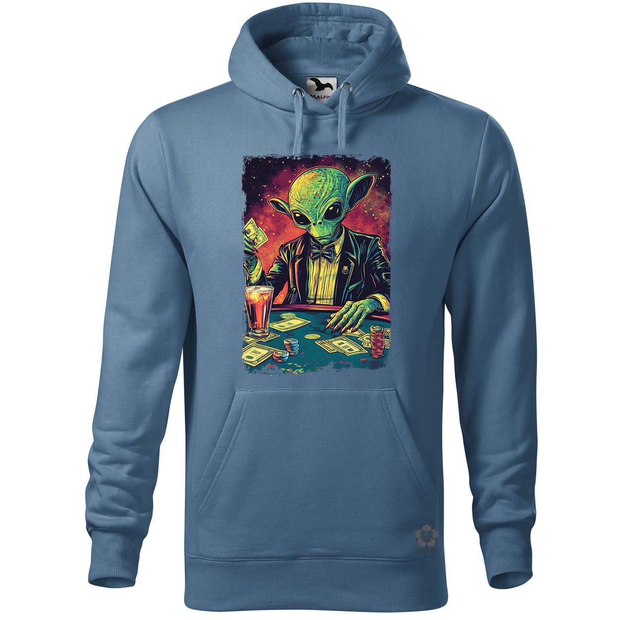 Alien póker v5 egyedi  pulóver 