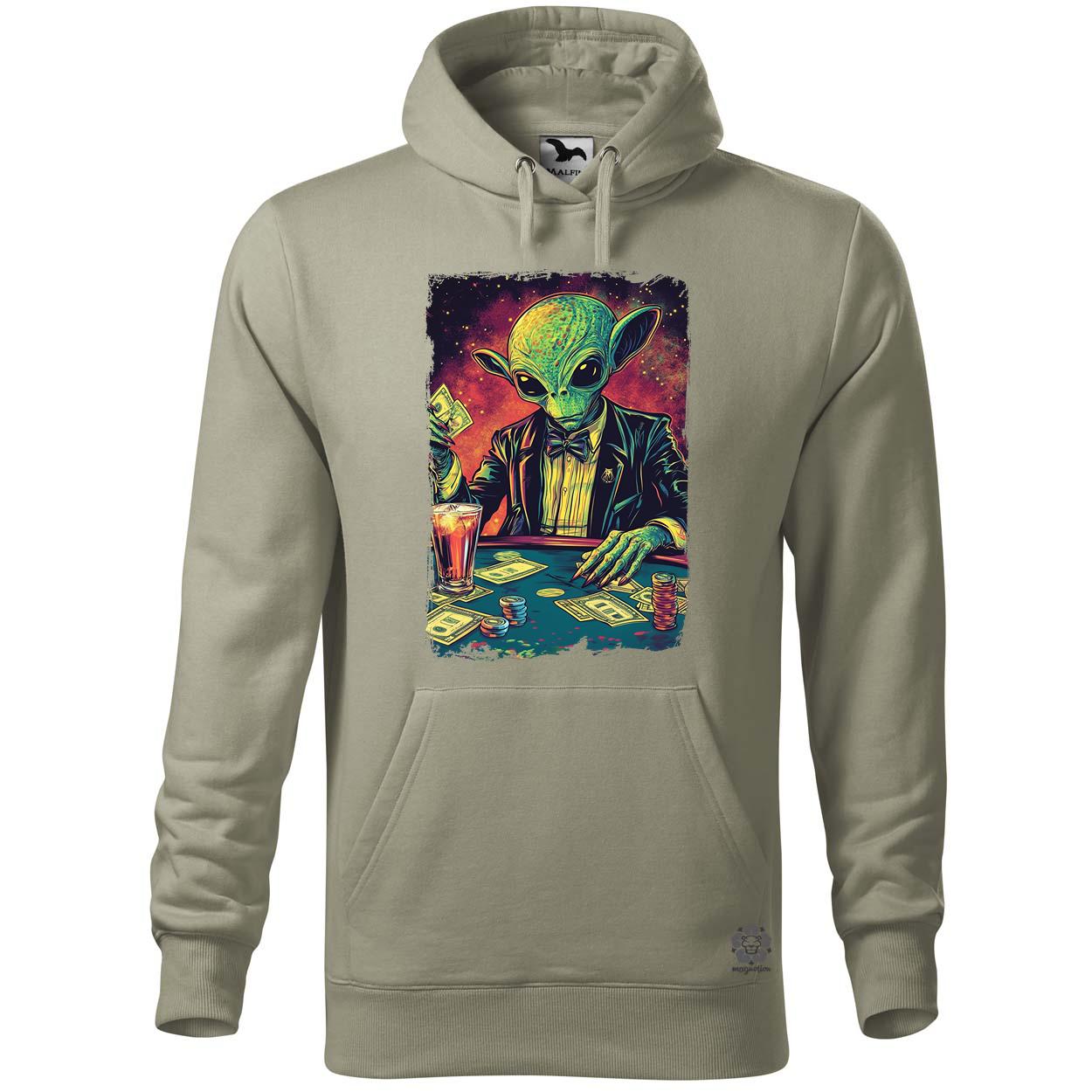 Alien póker v5 egyedi  pulóver 