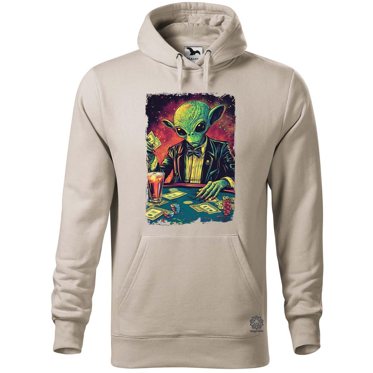 Alien póker v5 egyedi  pulóver 
